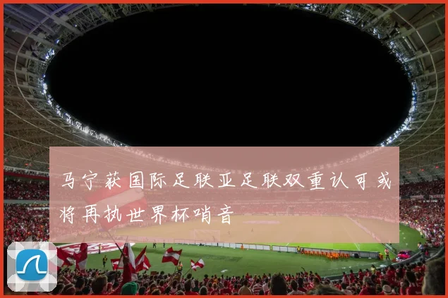 马宁获国际足联亚足联双重认可或将再执世界杯哨音